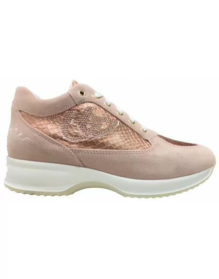 Sneakers Donna Byblos 682004 in Nabuk Rosa