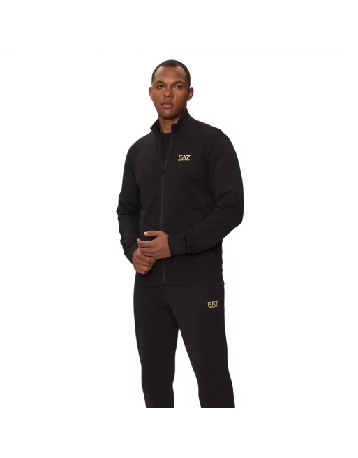Tuta ERMPORIO ARMANI EA7 8NPV60 PJVRZ 0208 Nero Regular Fit Tuta ERMPORIO ARMANI EA7 8NPV60 PJVRZ 0208 Nero Regular Fit