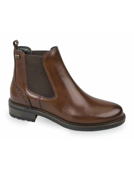 Stivaletto donna Valleverde 49131 pelle marrone elegante comodo Stivaletto donna Valleverde 49131 pelle marrone elegante comodo