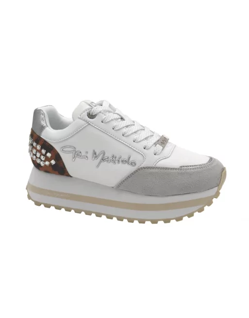 Sneakers donna Gai Mattiolo 4031 leopard all over, modello iconico casual chic. Sneakers donna Gai Mattiolo 4031 leopard all over, modello iconico casual chic.